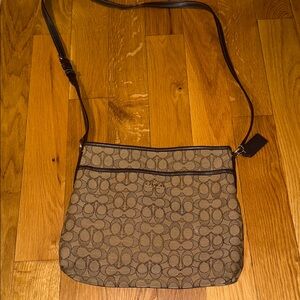 Coach Tan Signature Crossbody Bag